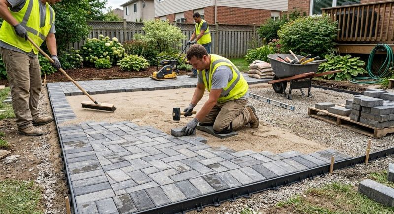 Porch Pavers Installation in Boston, MA